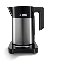 Los mejores  - Bosch TWK7203 Hervidor de agua de acero inoxidable- selector táctil de temperatura- capacidad para 1-7 L- 2200 W- color…